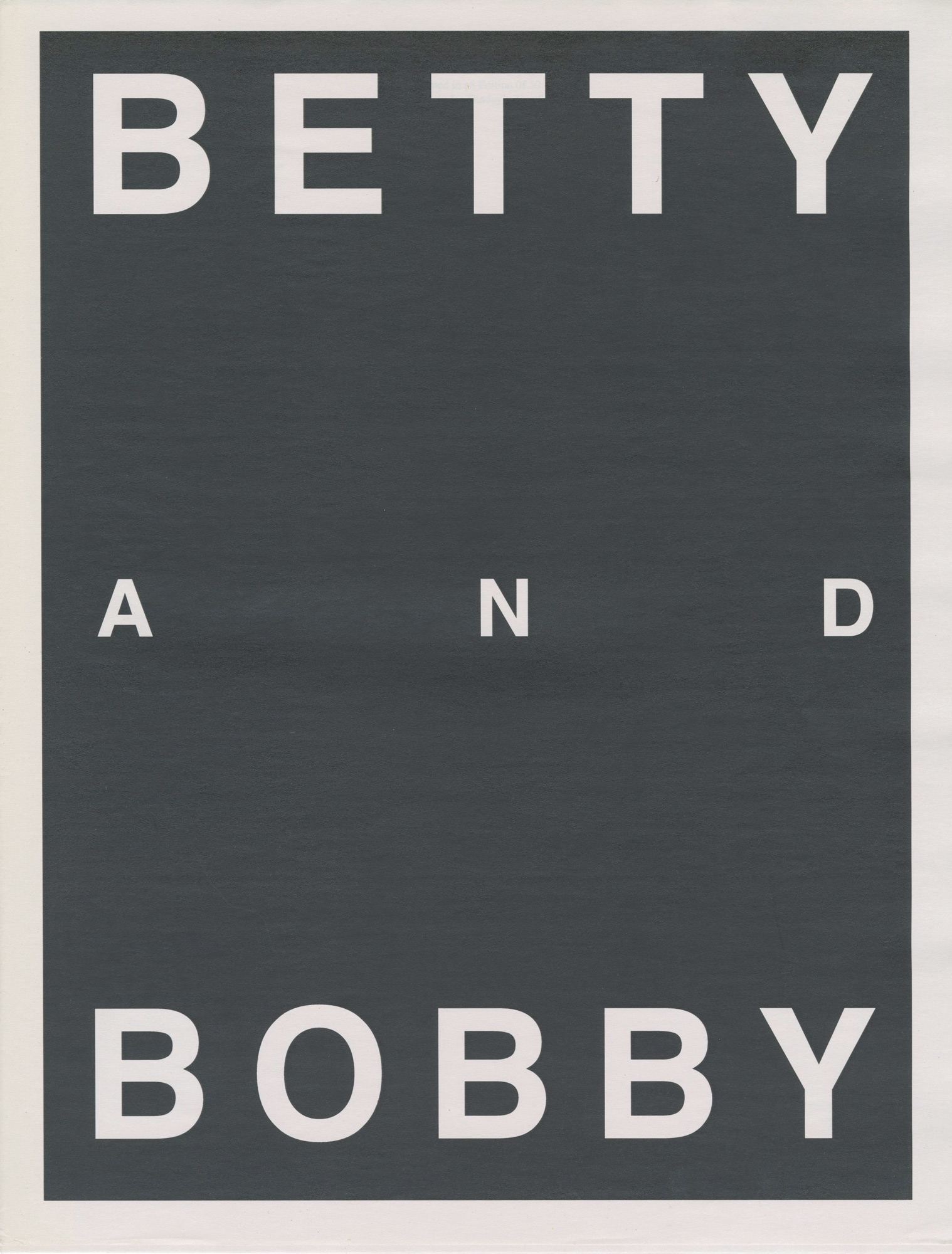 Betty and Bobby